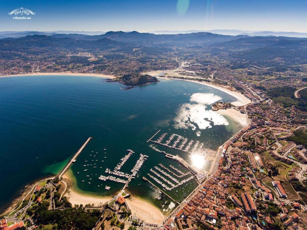 Estudio Impresionantes Vistas Con Terraza Y Piscina Baiona Extérieur photo