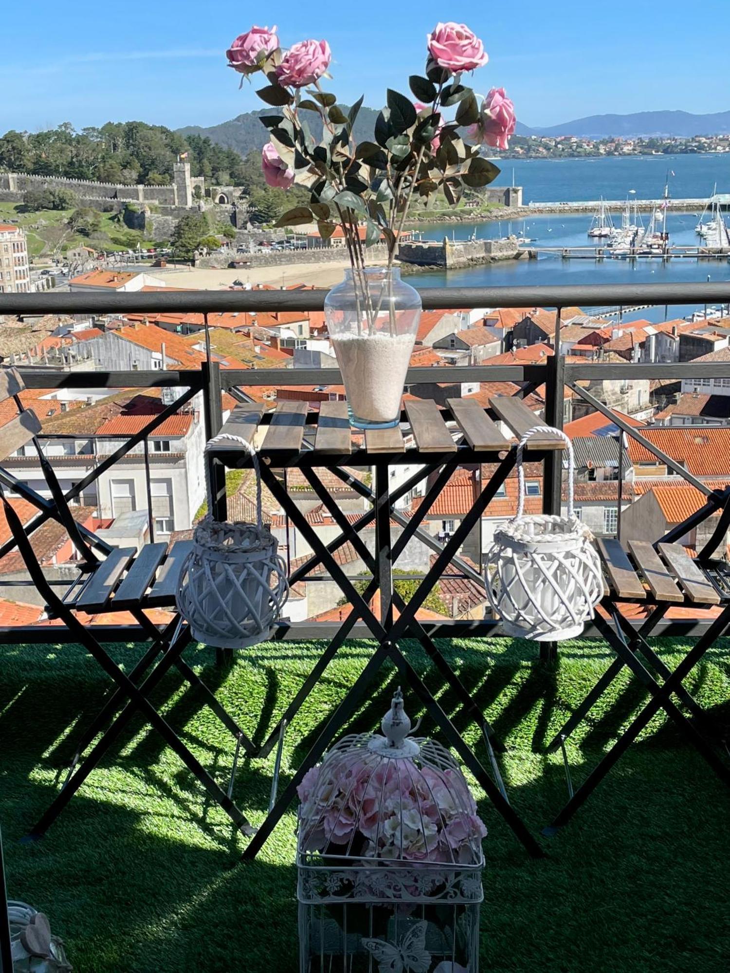 Estudio Impresionantes Vistas Con Terraza Y Piscina Baiona Extérieur photo