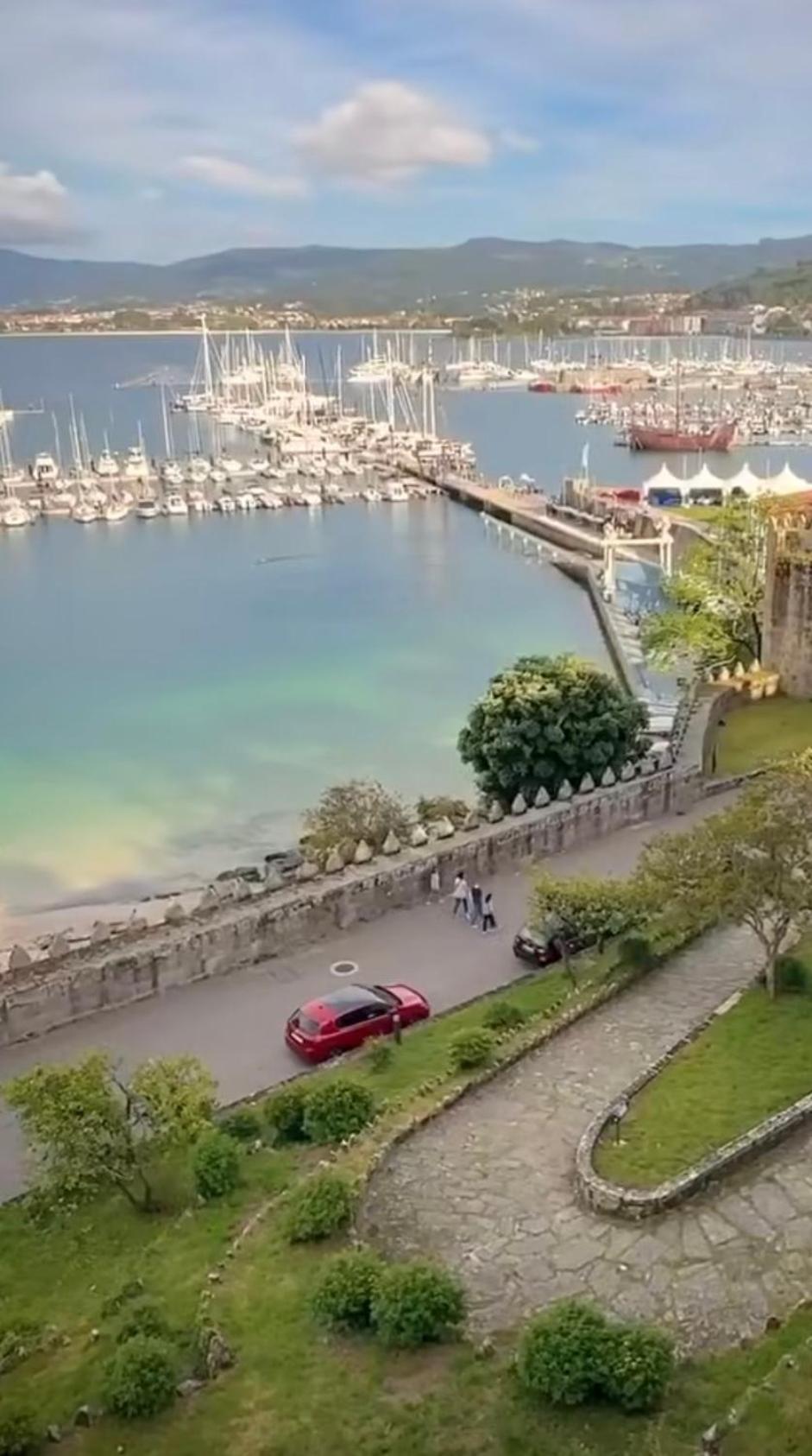 Estudio Impresionantes Vistas Con Terraza Y Piscina Baiona Extérieur photo