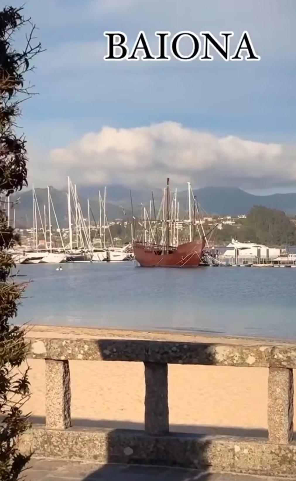 Estudio Impresionantes Vistas Con Terraza Y Piscina Baiona Extérieur photo